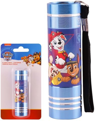Antorcha Paw Patrol, Linterna 9 LED Con Colores Para Niños, Personajes de TV, Super Brillante, Funciona Con Pilas, Para Corte de Energía, Camping y Pasear Perros