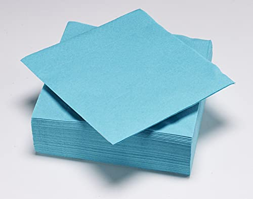 FSC® Pack of 50 Napkins 33 x 33 cm 2-Ply Turquoise