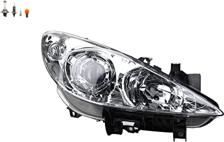 Johns, Scheinwerfer Halogen Front passend für Peugeot 307 07/2005 - Rechts Leuchtmittel