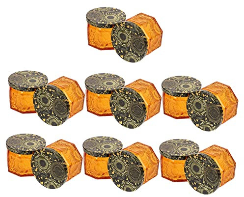 COHEALI 14 Piezas Tarro De Vela De Vidrio Con Tapa Para Manualidades Elaboración De Velas y Almacenamiento De Dulces y Regalos