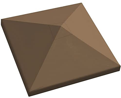 DXDRT Gazebo Canopy Replacement Top Cover 10' X 10'/3x3M Outdoor Grill Gazebo Replacement Canopy Roof, Waterproof Grill Gazebo Canopy Roof for Garden Patio Pavilion Sun Shade(Top Only),Brown