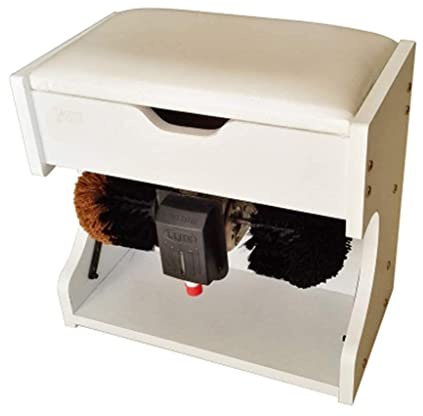 Schuhputzmaschine, Schuhputzmaschine mit Aufbewahrungsbox und weicher Kissenmaschine, tragbare automatische Induktions-Schuhputzmaschine, Schuhputzmaschine für Haushalt und Gewerbe, sauber (A 6,1