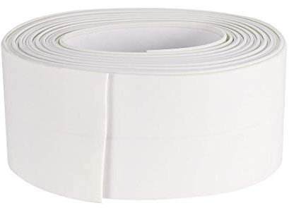 QQYDZSW Klebebandrolle, Dichtungsstreifen, Flexibles, selbstklebendes Klebeband for Abdichten von Badezimmer, Toilette, Küche und Wänden, 3,2 m Länge, 38 mm Breite (blau, 2 Stück)(White,3.2mx38mm)