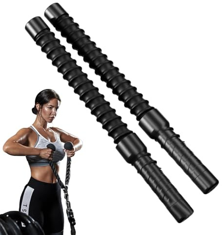 Tuxxjzm Corde à sauter sans fil, corde à sauter à tirer vers le bas, corde à sauter antidérapante avec design sans fil, forte dureté, corde de traction plus épaisse et plus lourde pour plus de