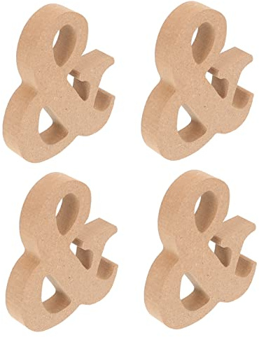 CIMAXIC 4stücke Basteldekor Aus Holz Verschleißfestes Partydekor Schreibtischdekor Für Haushalt Tischdekor Mit Guter Verarbeitung Haushaltsbedarf Mit Ansprechendem Design