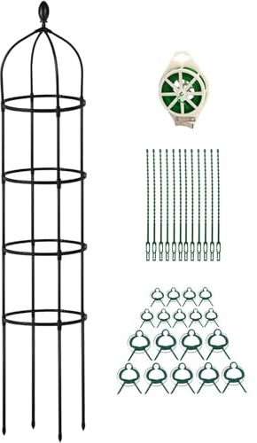 Gartenspalier Für Kletterpflanzen,Erbsenspalier - Metall Spalier Höhenverstellbar Garten Pflanzenhilfe Für Weinreben Erbsen Bohnen Gurken