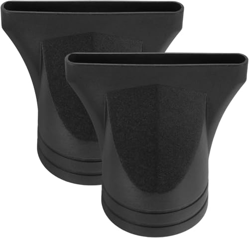 2 ugelli di ricambio per asciugacapelli da salone di bellezza, in plastica, concentratore stretto, ugello largo di ricambio per diametro 4,5 cm, ugello per asciugacapelli (diametro 4,5 cm)