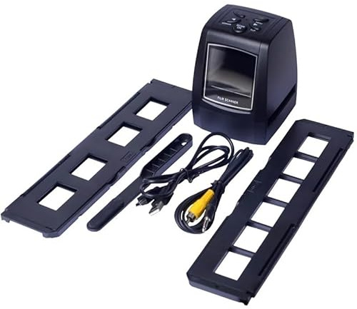 Escáner portátil de Negativos y Diapositivas de 35 mm con Pantalla LCD de 2,36 Pulgadas y Visor de imágenes. Compatible con USB MSDC.