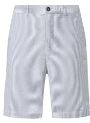 NORTH SAILS Bermuda Chino Freedom Uomo in Cotone Bio Seersucker a Righe
