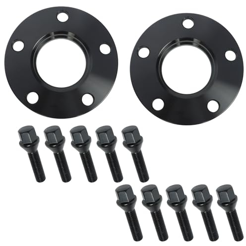 Apriciter Spurverbreiterung Ersatz für BMW E36 E46 E90 E91 E60 | 20mm 2x10mm，Distanzscheibe Spurplatten