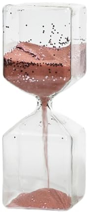 SUIOPPYUW Quadratische Sanduhr Figur, kreative Bürodekoration, Basteln, Tischfigur, Geschenk, Esszimmer, Schlafzimmer, Regal, Sanduhr Statue