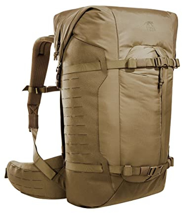 Tasmanian Tiger TT Sentinel 40 Taktischer, leichter Einsatz-Rucksack mit Molle Sytem und 40L Volumen für Outdoor, Trekking, Wandern Coyote Brown