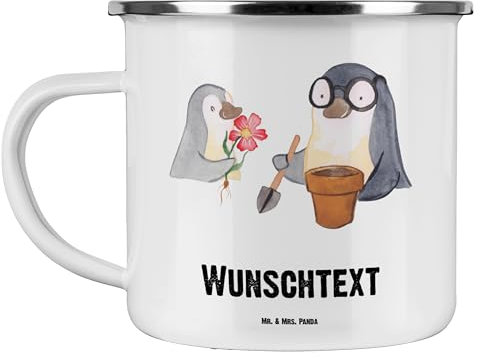 Mr. & Mrs. Panda Tasse Pinguin Bester Uropa der Welt - Personalisierte Geschenke, Kleinigkeit, Camping, Geschenkidee, mit Namen, Uhropa, Geschenk, Tassen Bedrucken, Mitbringsel, Becher, Geburtstag