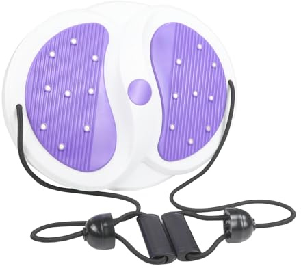 Waist Whispers Waist Twisting Disc - Enlarged Waist Sculptor Machine Twister with Handles for Home Exercise Workout, Waist Trainer Twisting Disc Board for Women Weight Loss/Body Shaping/Foot Massage