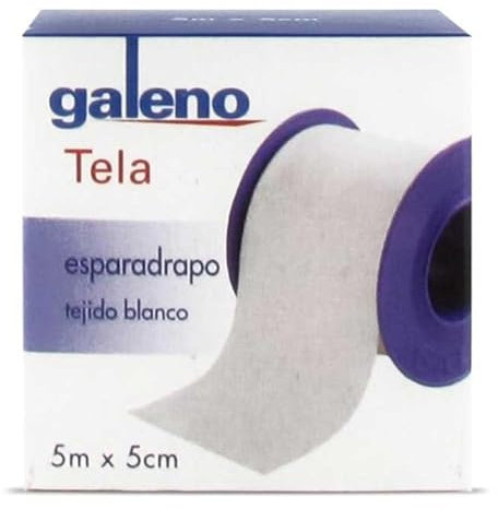 Esparadrapo Galeno Tela Blanco 5 M X 5 Cm
