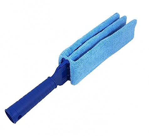 Spazzola Pulizia Persiane, Spolverino Cattura Polvere, Pulizia Veneziane, Pulisci Termosifone Tapparelle con Panno in Microfibra Removibile Fair