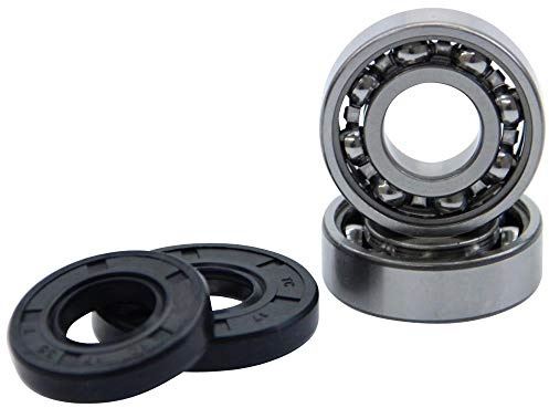 Kurbelwellen Simmerring Wellendichtring Kugellager Kurbelwellenlager Satz | Kompatibel mit Hercules Prima GT GX Supra Sachs 506 B BX BY Motor