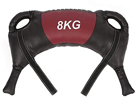 ZXQZ Bulgarische Trainingstasche, Krafttrainingsgeräte, Boxsack für Gewichtheben Fitness Power Exercise (Color : Red, Size : 8kg)