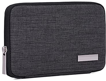 Bolsa de alambre de viaje Bolsa de cable impermeable portátil USB Cargador de electrónica Organizador de gadget digital Kit-B Gris oscuro