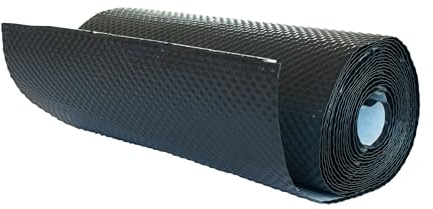 DAPRONA Wandanschlussband 3D 5m x 39cm Anthrazit Alu | Kaminanschlussband selbstklebend, Dachabdichtung, Dachanschlussband, Schornsteinabdichtung, Klebeband für Kamineinfassung