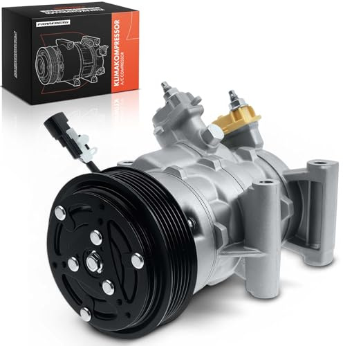 Frankberg Compressore dell'aria condizionata con frizione Compatibile con Fiesta Limousine Fiesta VI CB1 CCN Tourneo Courier B460 MPV KA+ FK UK Replace# E3B119D629AA, compreso l'olio preconfezionato