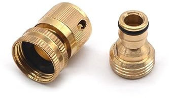 3/4 Inch Brass Garden Water Adapter 3/4'' Thread Quick Water Guns Washing Machine Fitting Garden Accessories Reliable Brass Brass Garden Set