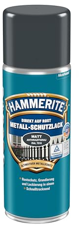 Hammerite Metallschutzlack Spray Matt, Anthrazitgrau, 400ml