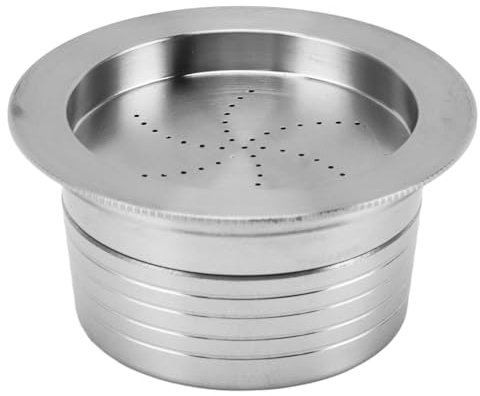 Capsule Dosette Café Réutilisable en Acier Inoxydable Compatible A Mio avec Filtre Permanent pour Café Long, Cappuccino, Machine à Café pour Maison, Bureau, Routine Matinale