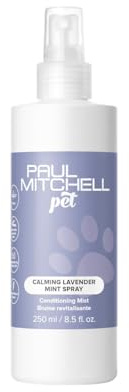 Paul Mitchell Pet Calming Lavender Mint Spray, Conditioning Mist, Grooming Spray for Dogs, 8.5 Fl Oz