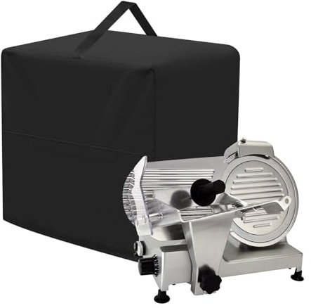 Fizentia Meat Slicer Cover Compatible with BESWOOD Meats Slicer/VEVOR Meat Slicer,500D Protector Fit for 8/10/12 Meat Slicer Machine for Home/Commercial-20Lx17Wx15H