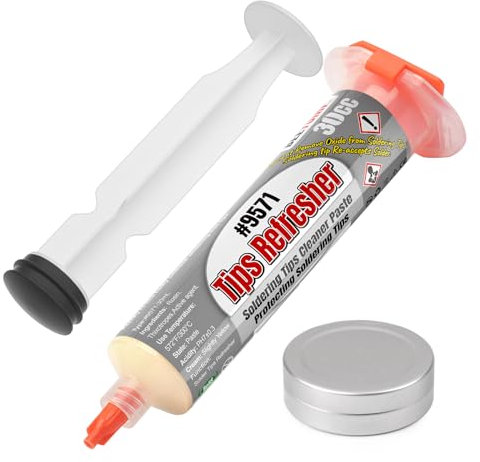 BEEYUIHF Bleifrei Lötspitzen-Reaktivator, Spitzenaktivator zur Reaktivierung oxidierter Lötspitzen, Regeneration oxidierter Spitzen Lötspitzenreiniger, 30 mL Schutz der Spitze des Lötkolbens #9571