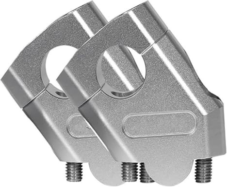 Handlebar Clamp Handle Bar For Y&amaha XJR1200 XJR1300 XJR 1200 XJR 1300 Handle Bar Risers 28mm/22mm Motorcycle Accessories Handle Riser Clamp(22mm Silver)