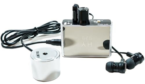 DECATRONIC Microfono da muro professionale per ascolto con sistema di filtri con secondo microfono a spillo e uscita registrazione ideale per casa ufficio sicurezza (HY929)