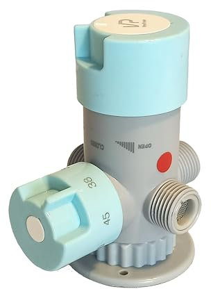 Thermostat-Mischbatterie 1/2 - Sparen Sie Energieverbrauch - Ideal auch für Wohnmobile/Wohnwagen