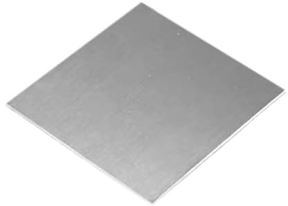 Purzen Placa Metálica INOX 304 Ideal para Recubrimientos y Protecciones,1.8×300×400mm