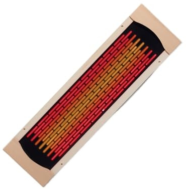 OPFVUJIKX Tube Chauffant de Sauna Infrarouge entièrement en céramique, Accessoires de Sauna, Panneau Chauffant en céramique Spa à Domicile(3pcs)