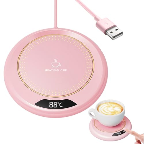 Duroecsain Tasse réchauffe | 3 Niveaux de température Taste réchauffeur 20W - Réchauffement électrique pour Table de Cuisine Bar Bar-Armoiries Salle à Manger Plats à la Gamme de Bougies