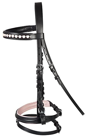 PFIFF 102705 Trensenzaum 'Heart', rosa Pony