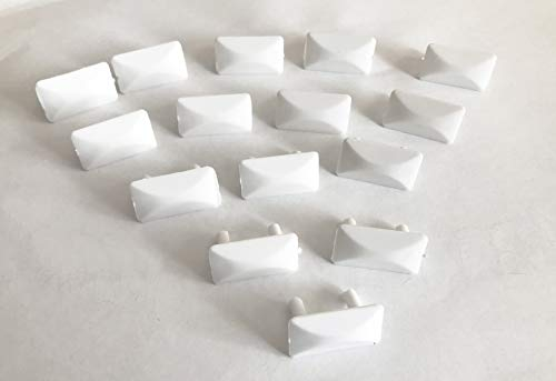 15 x Protector enchufe seguridad niños bebes schuko europeo EU Adhesivo Blanco