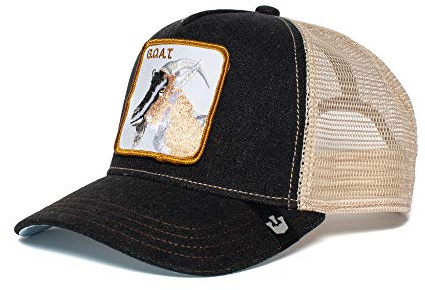 Goorin Bros. Goat Blue truckerkeps – en storlek, Blå-Goat, 55/62 cm