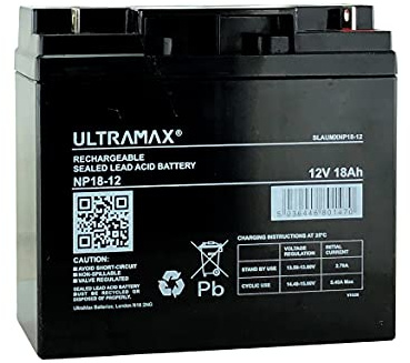 ULTRAMAX NP18-12, 12 V 18 Ah (come 17 Ah e 20 Ah) batteria ricaricabile con piombo