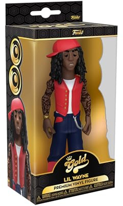 Funko Vinyl Gold 5: Lil Wayne - Sammelbare Vinyl-Actionfigur - Geschenkidee Zum Geburtstag - Offizielle Handelswaren - Ideales Spielzeug Für Music Fans - Für Ihre Sammlung und Display