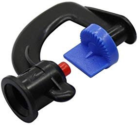 Sprinkler Lawn Irrigation 180 Degree Refraction G-Type Sector Spray Nozzles Garden Irrigation System Sprinklers Garden Agriculture Watering Device 20Pcs (Color : Black)