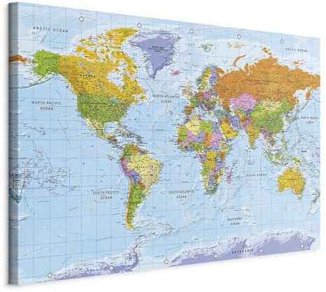 B&D XXL - Akustikbild Schalldämmung Lernkarte, Schallschutz, Wohnzimmer | Verbessert Raumakustik, reduziert Hall, ideal fürs Büro oder Wohnzimmer, hochwertige Verarbeitung, schnelle Montage, stilvoll
