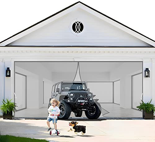 Mosquitera Magnética Cifrado 280 x 300 cm Magnético Anti-Mosquitos Cortina De Puerta Puerta De Pantalla Magnética Verano Hogar Anti-Mosca Mudo Pantalla【Gris】