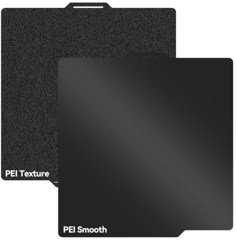 UniTak3D Glatte X2D/A1/P2S PEI Build Plate Druckplatte Double Sided | 257*257mm Druckbett, Bed Plate for Bambu Lab X2D/A1/P2S/X1/X1C/X1E/P1P/P1S 3D Drucker-Flexible Magnet NOT Included