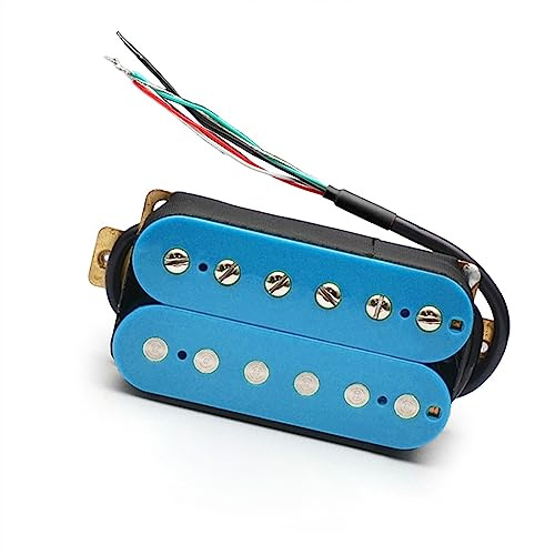 Tonabnehmer für Gitarre Hellblauer Humbucker-Tonabnehmer Für E-Gitarre, Dual-Coil-Coil-Split-Tonabnehmer, 4-Leiter-Kabel (Color : Bridge)