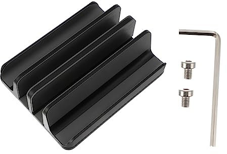CAXUSD Aluminum Alloy Laptop Stand Vertical Holder Tablet Stand for Desk Use Height for Laptop and Tablet