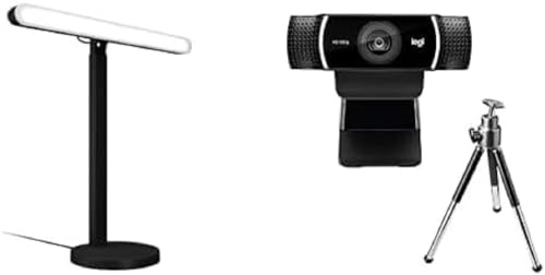 Logitech G Litra Beam, luz LED Principal Premium para Gaming, TrueSoft + C922 Pro Webcam