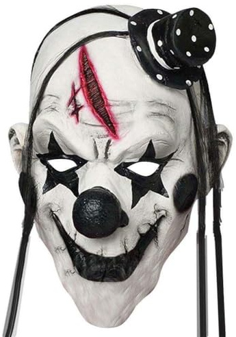 GOODS+GADGETS Maske für Halloween, Karneval Cosplay Gesichtsmaske, Vollmaske Kostüm Gesichtsmaske Fancy Grusel-Verkleidung Mottoparty